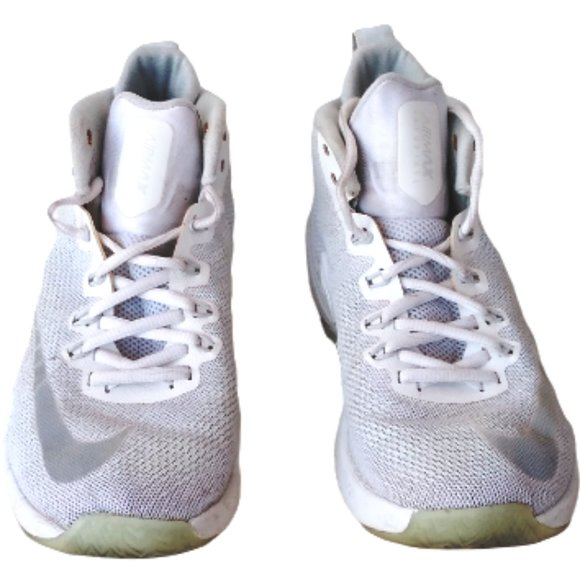Nike Other - Nike men Airmax Infuriate white basketball HI TOP sneakers Size 8